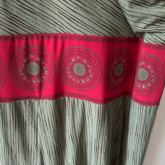 BCBG S Drop Waist Spaghetti Straps, Draped Front and Back making it V Neck NWOT - Picture 6 of 16